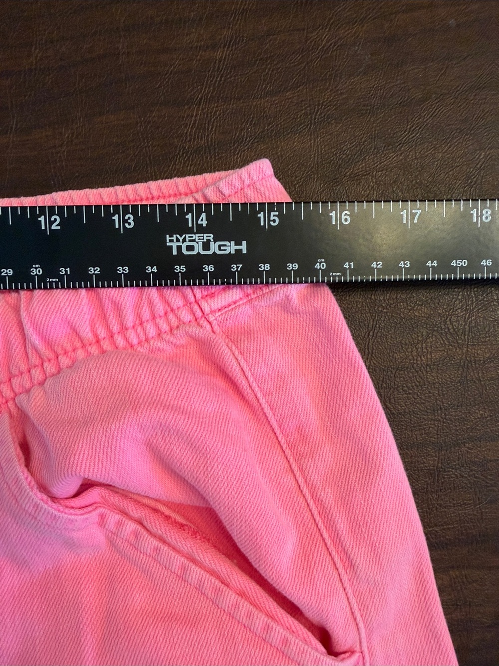 Gap Easy Horseshoe Jeans in Neon Pink Denim - Picture 7 of 12
